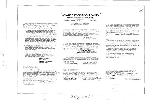 Click to see Subdivision Book 2, pg. 70 (1966) of Nevada County Recorders Subdivision Maps Book 2