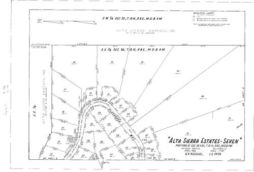 Click to see Subdivision Book 2, pg. 72 (1966) of Nevada County Recorders Subdivision Maps Book 2