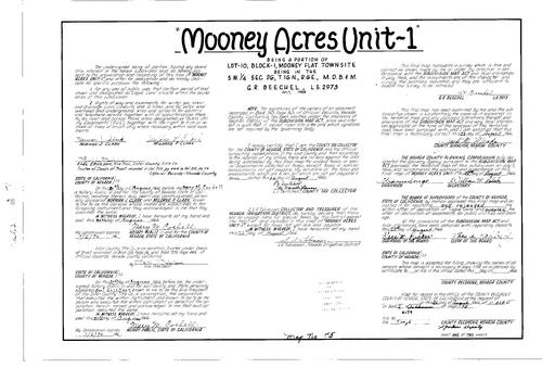 Click to see Subdivision Book 2, pg. 75 (1966) of Nevada County Recorders Subdivision Maps Book 2