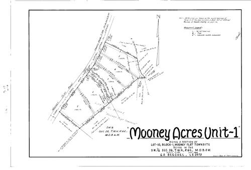 Click to see Subdivision Book 2, pg. 75 (1966) of Nevada County Recorders Subdivision Maps Book 2