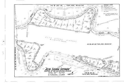 Click to see Subdivision Book 2, pg. 77 (1966) of Nevada County Recorders Subdivision Maps Book 2