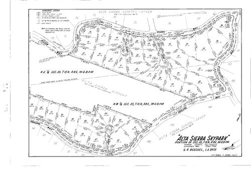 Click to see Subdivision Book 2, pg. 77 (1966) of Nevada County Recorders Subdivision Maps Book 2