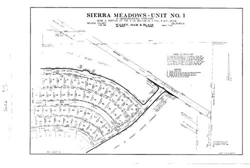 Click to see Subdivision Book 2, pg. 79 (1966) of Nevada County Recorders Subdivision Maps Book 2