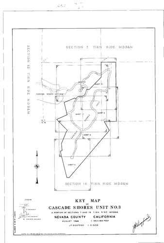 Click to see Subdivision Book 2, pg. 80 (1966) of Nevada County Recorders Subdivision Maps Book 2