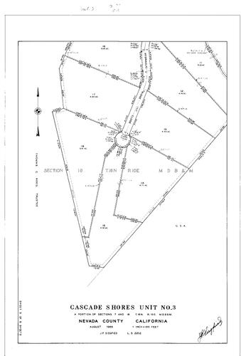 Click to see Subdivision Book 2, pg. 80 (1966) of Nevada County Recorders Subdivision Maps Book 2