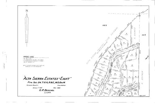 Click to see Subdivision Book 2, pg. 86 (1967) of Nevada County Recorders Subdivision Maps Book 2