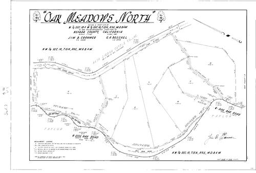 Click to see Subdivision Book 2, pg. 96 (1967) of Nevada County Recorders Subdivision Maps Book 2