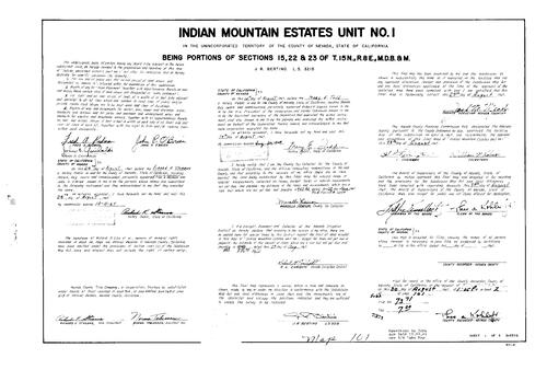 Click to see Subdivision Book 2, pg. 101 (1967) of Nevada County Recorders Subdivision Maps Book 2