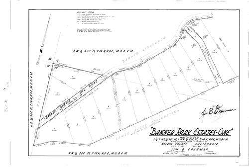 Click to see Subdivision Book 3, pg. 2 (1968) of Nevada County Recorders Subdivision Maps Book 3