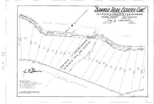 Click to see Subdivision Book 3, pg. 2 (1968) of Nevada County Recorders Subdivision Maps Book 3