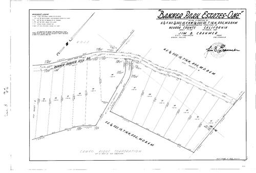 Click to see Subdivision Book 3, pg. 2 (1968) of Nevada County Recorders Subdivision Maps Book 3