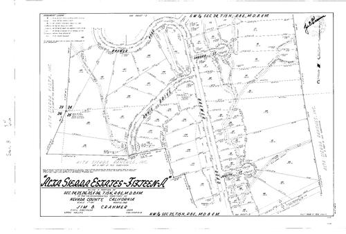 Click to see Subdivision Book 3, pg. 4 (1968) of Nevada County Recorders Subdivision Maps Book 3