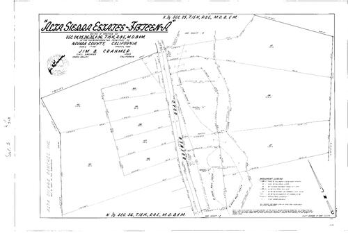 Click to see Subdivision Book 3, pg. 4 (1968) of Nevada County Recorders Subdivision Maps Book 3