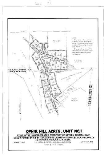 Click to see Subdivision Book 3, pg. 5 (1968) of Nevada County Recorders Subdivision Maps Book 3