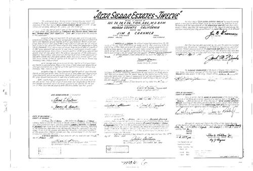 Click to see Subdivision Book 3, pg. 6 (1968) of Nevada County Recorders Subdivision Maps Book 3