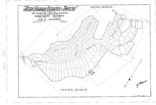 Click to see Subdivision Book 3, pg. 6 (1968) of Nevada County Recorders Subdivision Maps Book 3