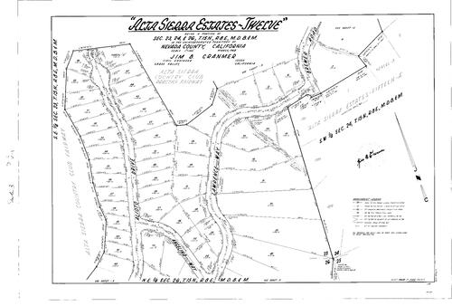 Click to see Subdivision Book 3, pg. 6 (1968) of Nevada County Recorders Subdivision Maps Book 3