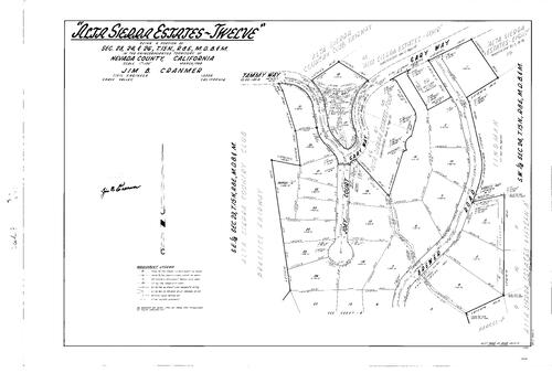 Click to see Subdivision Book 3, pg. 6 (1968) of Nevada County Recorders Subdivision Maps Book 3