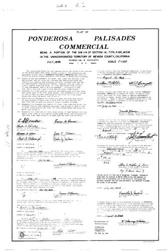 Click to see Subdivision Book 3, pg. 11 (1968) of Nevada County Recorders Subdivision Maps Book 3