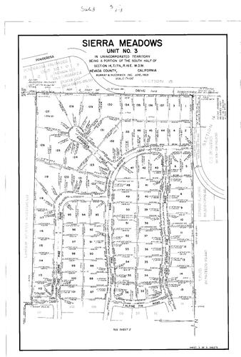 Click to see Subdivision Book 3, pg. 14 (1968) of Nevada County Recorders Subdivision Maps Book 3