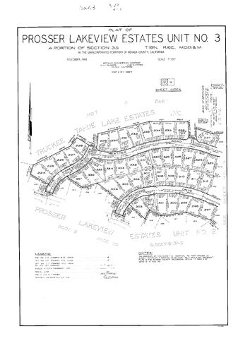 Click to see Subdivision Book 3, pg. 19 (1969) of Nevada County Recorders Subdivision Maps Book 3