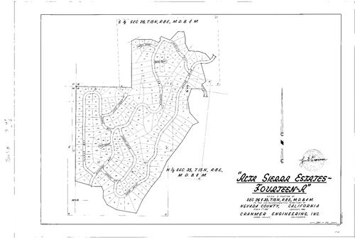 Click to see Subdivision Book 3, pg. 20 (1969) of Nevada County Recorders Subdivision Maps Book 3