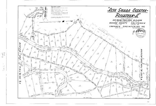 Click to see Subdivision Book 3, pg. 20 (1969) of Nevada County Recorders Subdivision Maps Book 3