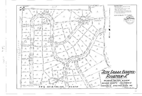 Click to see Subdivision Book 3, pg. 20 (1969) of Nevada County Recorders Subdivision Maps Book 3