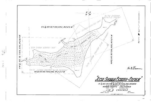 Click to see Subdivision Book 3, pg. 21 (1969) of Nevada County Recorders Subdivision Maps Book 3