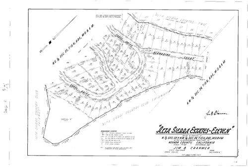 Click to see Subdivision Book 3, pg. 21 (1969) of Nevada County Recorders Subdivision Maps Book 3
