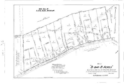 Click to see Subdivision Book 3, pg. 23 (1969) of Nevada County Recorders Subdivision Maps Book 3