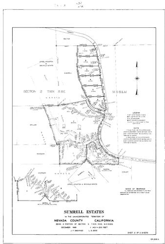 Click to see Subdivision Book 3, pg. 24 (1969) of Nevada County Recorders Subdivision Maps Book 3