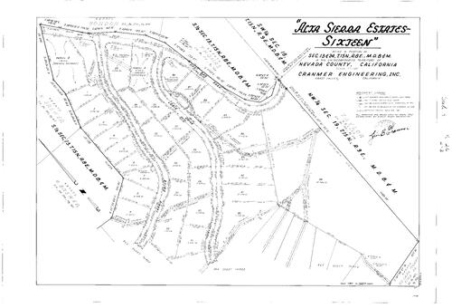Click to see Subdivision Book 3, pg. 26 (1969) of Nevada County Recorders Subdivision Maps Book 3