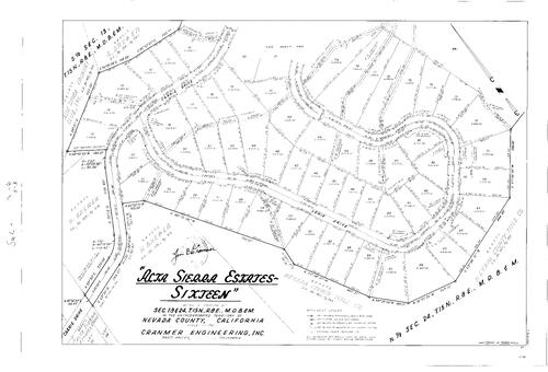 Click to see Subdivision Book 3, pg. 26 (1969) of Nevada County Recorders Subdivision Maps Book 3