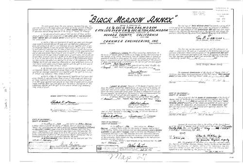 Click to see Subdivision Book 3, pg. 27 (1969) of Nevada County Recorders Subdivision Maps Book 3