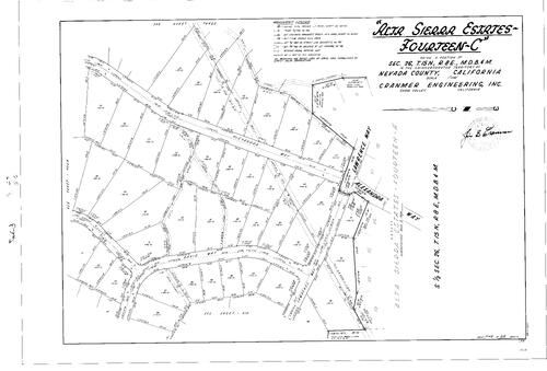 Click to see Subdivision Book 3, pg. 29 (1969) of Nevada County Recorders Subdivision Maps Book 3