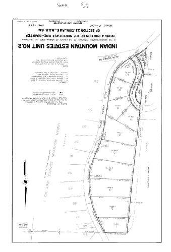 Click to see Subdivision Book 3, pg. 30 (1969) of Nevada County Recorders Subdivision Maps Book 3
