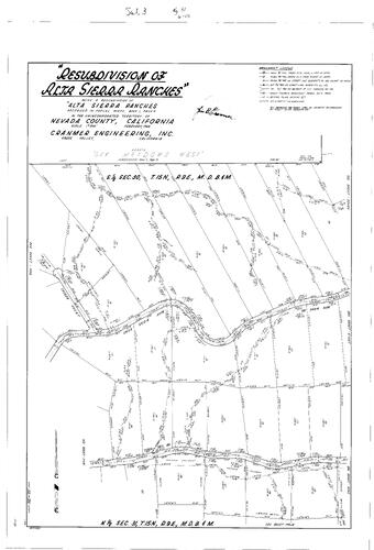 Click to see Subdivision Book 3, pg. 31 (1969) of Nevada County Recorders Subdivision Maps Book 3
