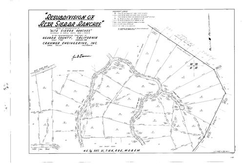 Click to see Subdivision Book 3, pg. 31 (1969) of Nevada County Recorders Subdivision Maps Book 3