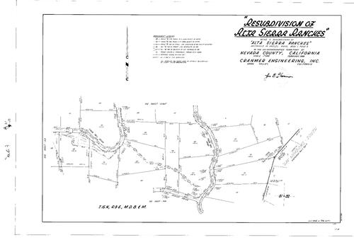 Click to see Subdivision Book 3, pg. 31 (1969) of Nevada County Recorders Subdivision Maps Book 3
