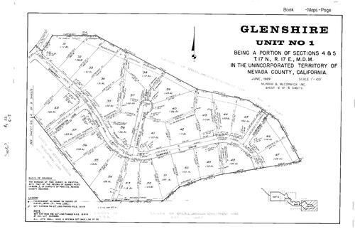 Click to see Subdivision Book 3, pg. 32 (1969) of Nevada County Recorders Subdivision Maps Book 3