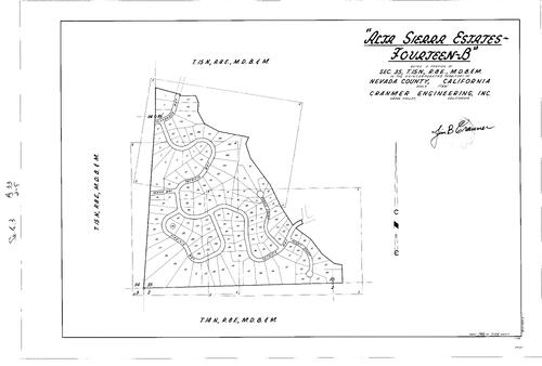 Click to see Subdivision Book 3, pg. 33 (1969) of Nevada County Recorders Subdivision Maps Book 3