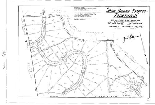Click to see Subdivision Book 3, pg. 33 (1969) of Nevada County Recorders Subdivision Maps Book 3