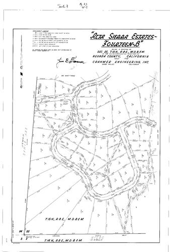 Click to see Subdivision Book 3, pg. 33 (1969) of Nevada County Recorders Subdivision Maps Book 3