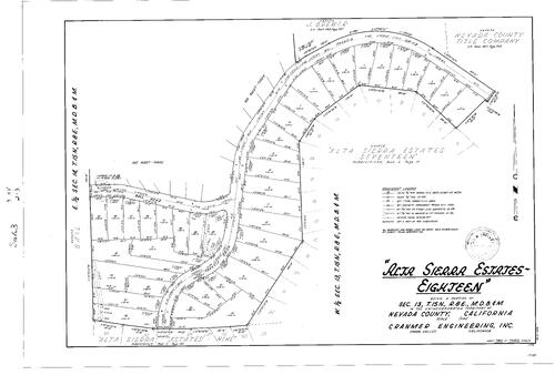 Click to see Subdivision Book 3, pg. 34 (1969) of Nevada County Recorders Subdivision Maps Book 3
