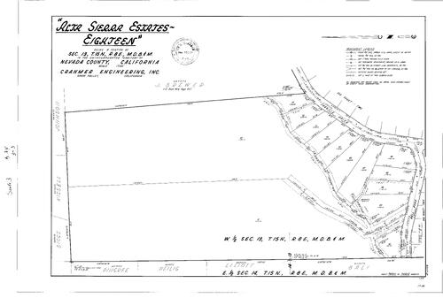 Click to see Subdivision Book 3, pg. 34 (1969) of Nevada County Recorders Subdivision Maps Book 3