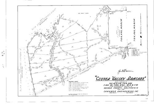 Click to see Subdivision Book 3, pg. 36 (1969) of Nevada County Recorders Subdivision Maps Book 3