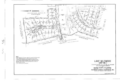 Click to see Subdivision Book 3, pg. 38 (1969) of Nevada County Recorders Subdivision Maps Book 3