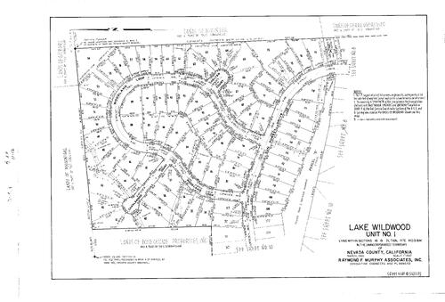 Click to see Subdivision Book 3, pg. 38 (1969) of Nevada County Recorders Subdivision Maps Book 3