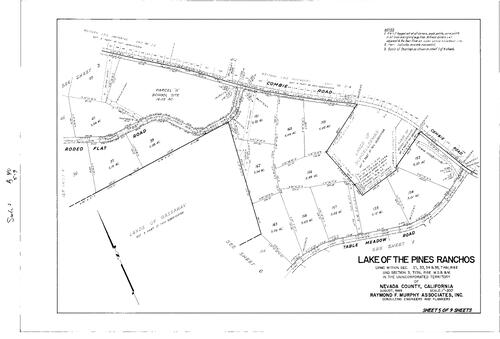 Click to see Subdivision Book 3, pg. 40 (1969) of Nevada County Recorders Subdivision Maps Book 3